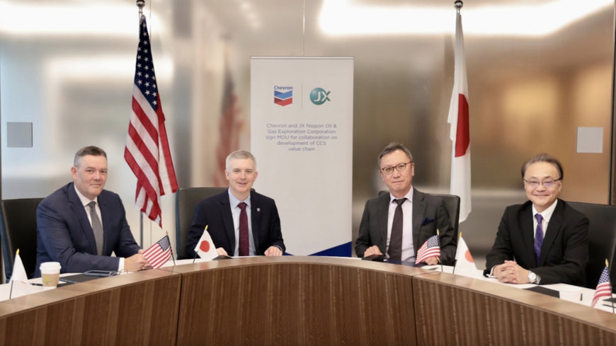 CHEVRON AND JX SIGN MOU FOR COLLABORATION ON DEVELOPMENT OF CCS VALUE CHAIN